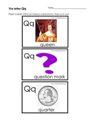 The Letter Q Flashcards